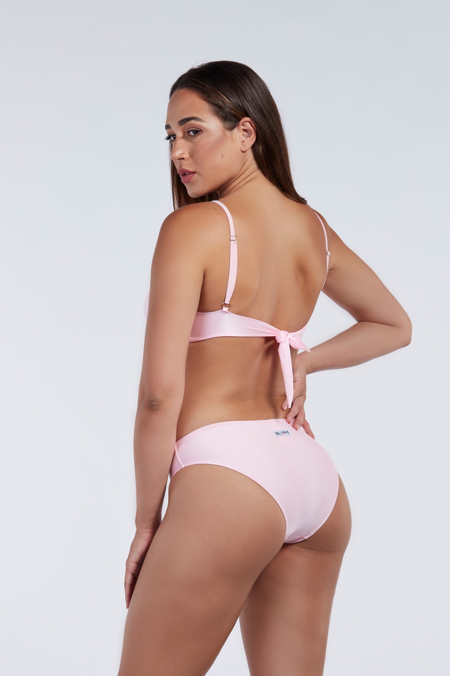 Pushup con applicazione swaroski +culotte blu