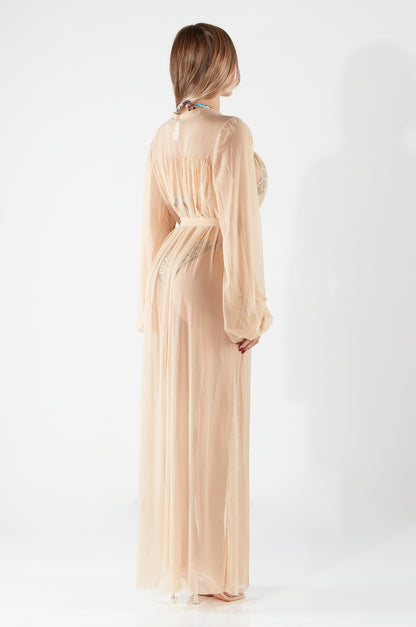 KIMONO LUNGO MICRORETE